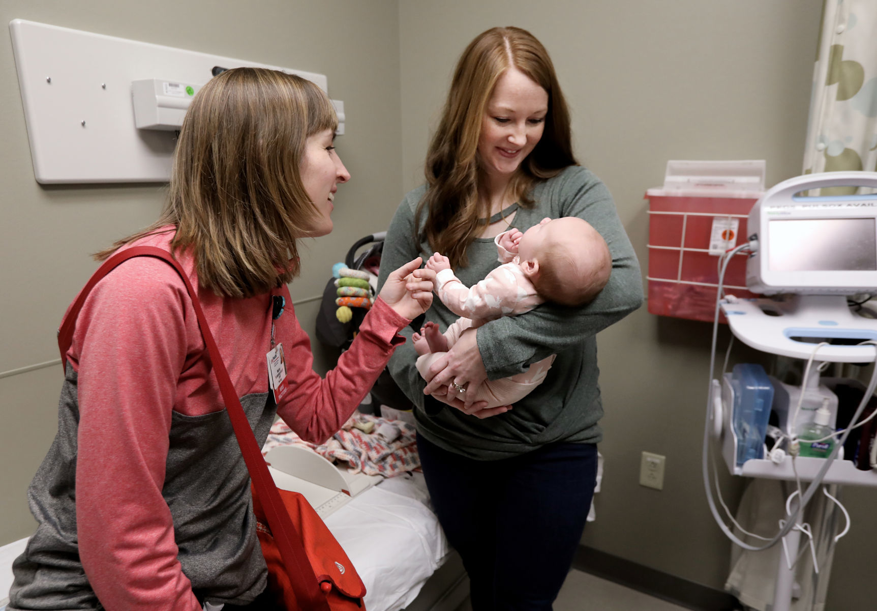 Meghan and mom with Piper